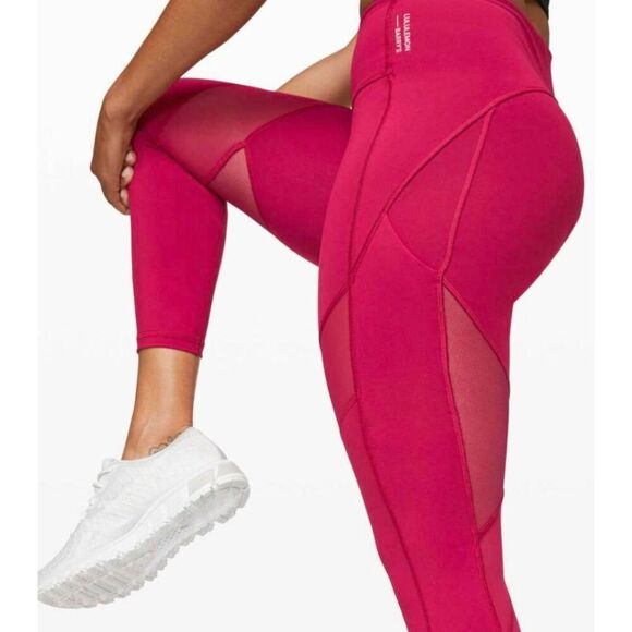 LULULEMON ATHLETICA Stronger As One Tight 25' 'Lululemon X Barrys' in Ruby Red S - Picture 5 of 7